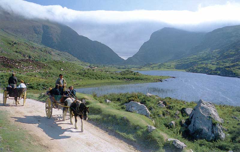 Promenade en cariole dans le Gap of Dunloe