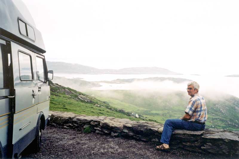 Jean-Paul sur le belvédère de Coomakesta Pass