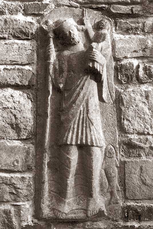 Jerpoint Abbey : Saint Christophe