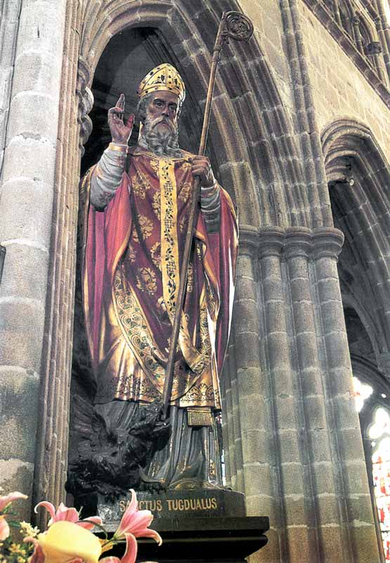Cathédrale de Tréguier : le saint patron de l'égise
              Saint Tugdual