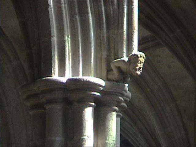 Chapiteau de la cathédrale de Tréguier