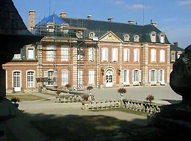 Piquenique dans
              le parc du château d'Ussé
