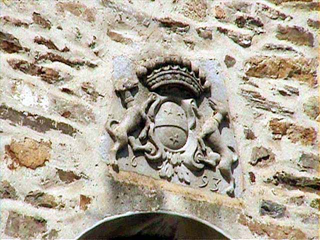 St-André-la-Côte : blason sur l'église