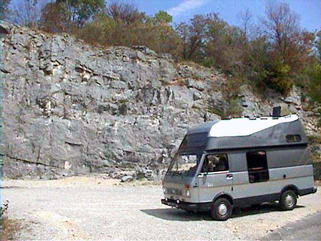 L'Aigle
              sur la falaise du col du Blanchet