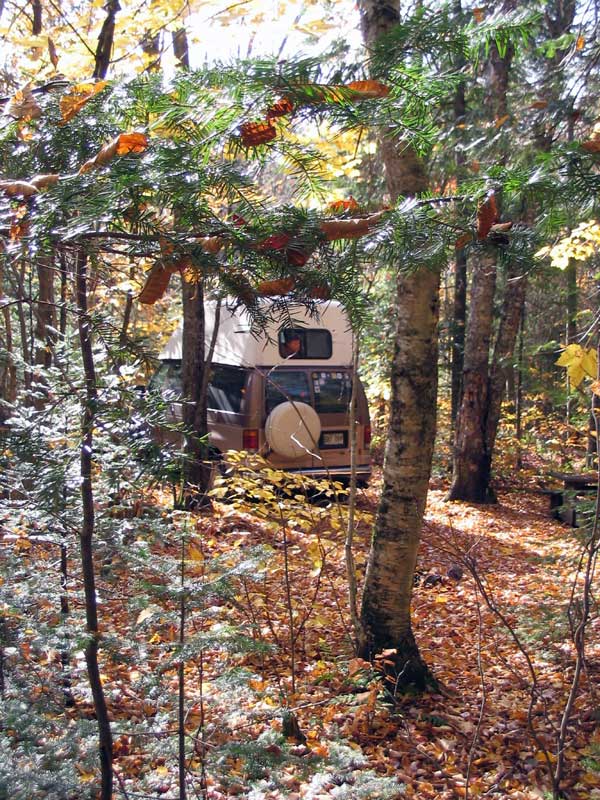 Mt Tremblant : au camping des Castors