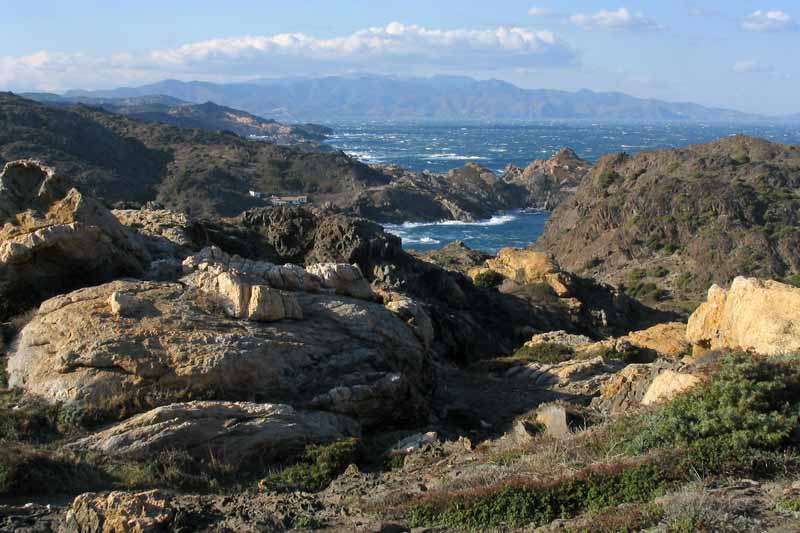 Depuis le
              Cap Creus, vue vers le nord