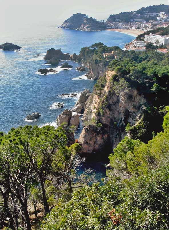 Arrivée à Tossa del Mar