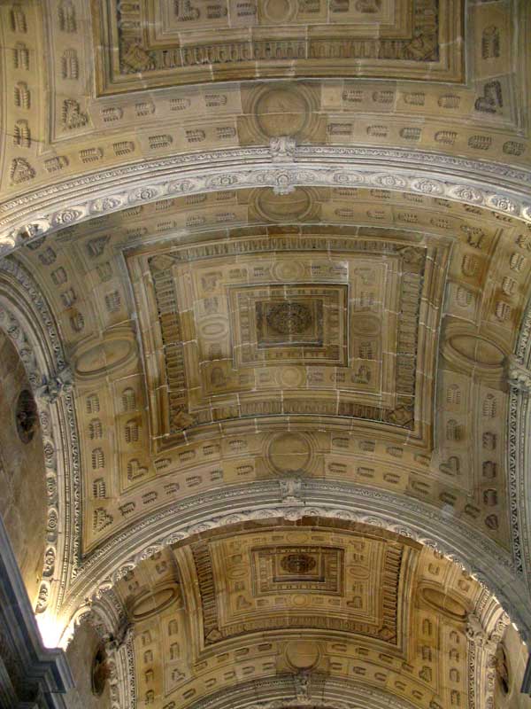 Capilla del Salvador : plafond de la sacristie