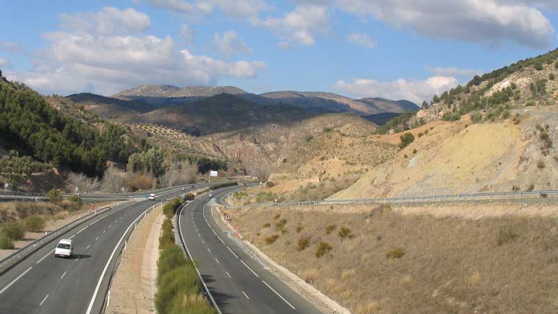 Sur l'autoroute vers Granada