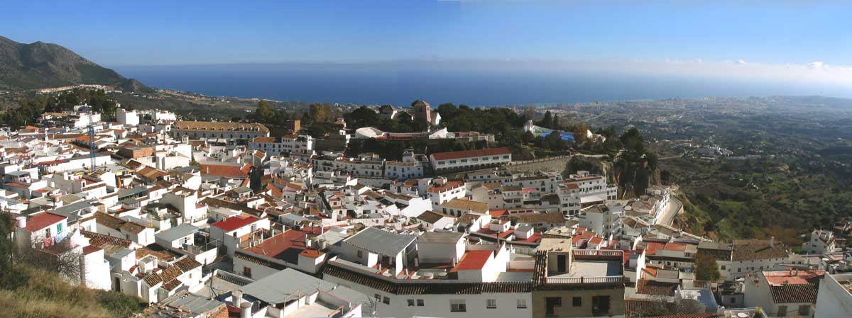 Panorama au dessus de Mijas