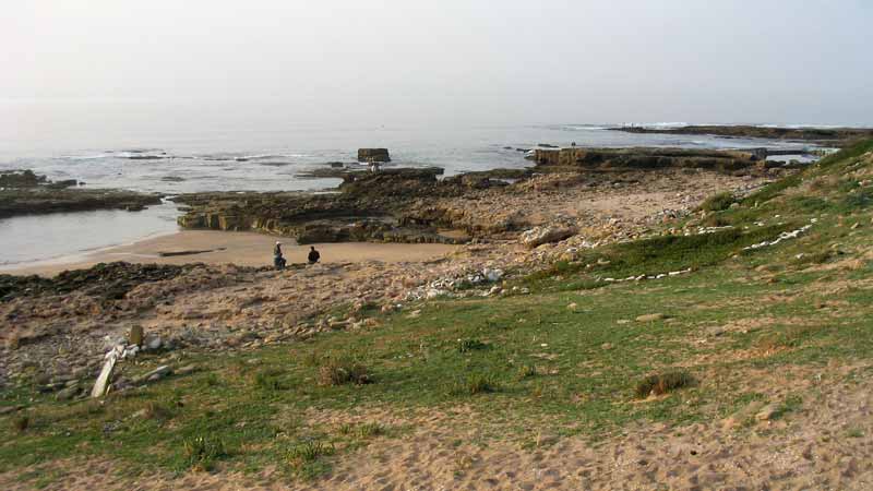 Extremité de la plage vers le Jack-Beach