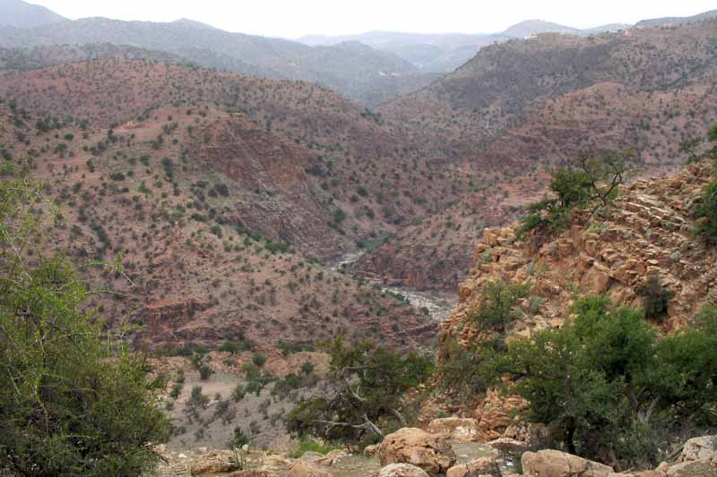 En suivant les gorges de l'Ait Baha