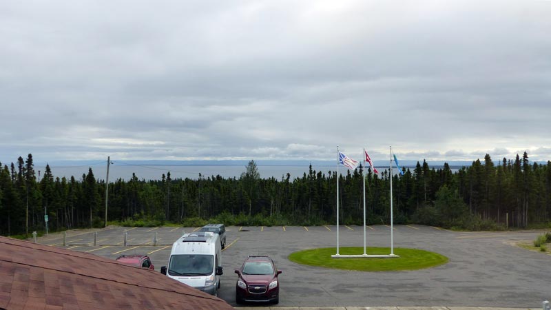 Vue depuis le Labrador Interprétation Center