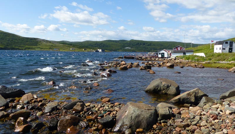 Rivage rocheuxde l'anse