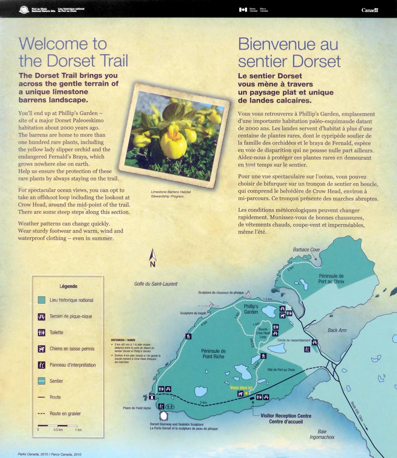 Le
                  sentier Dorset