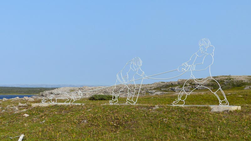 Port-au-Choix : les chasseurs de phoque
                    paleo-esquimaux de Phillip's Garden