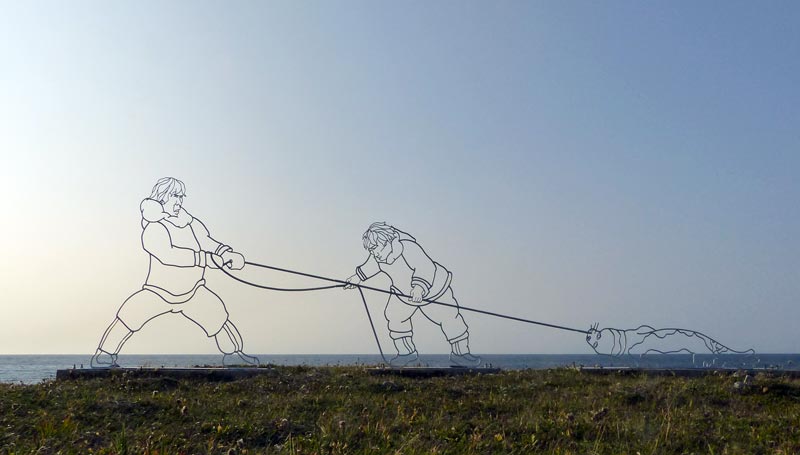 Port-au-Choix : chassurs de phoques
                    paléo-esquimaux