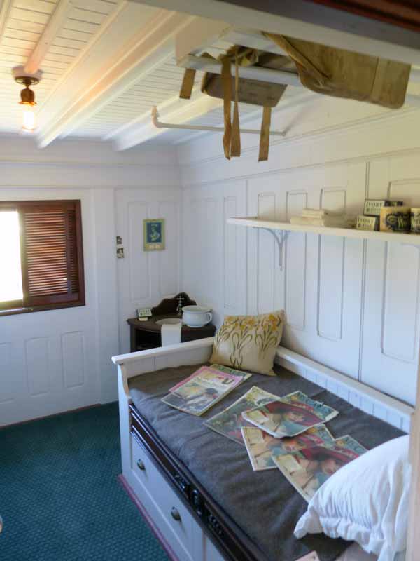 Cabine de la «stewardess» du Ticonderoga