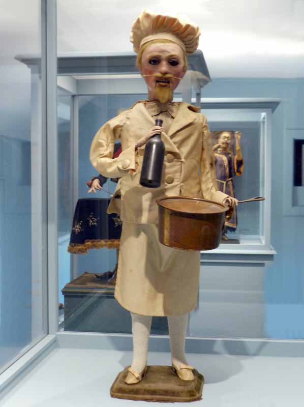 Le-chef-cuisinier, automate francais par Gustave
              Vichy 1885