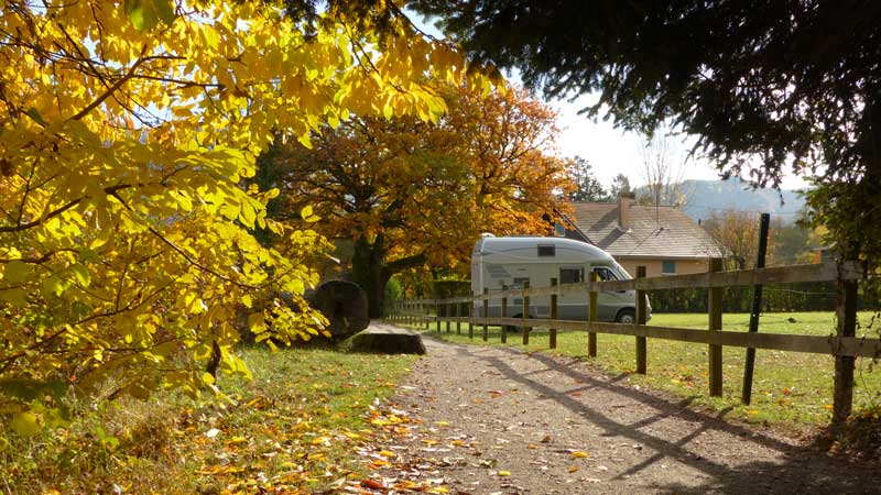 St-Jorioz-bivouac au soleil d'automne