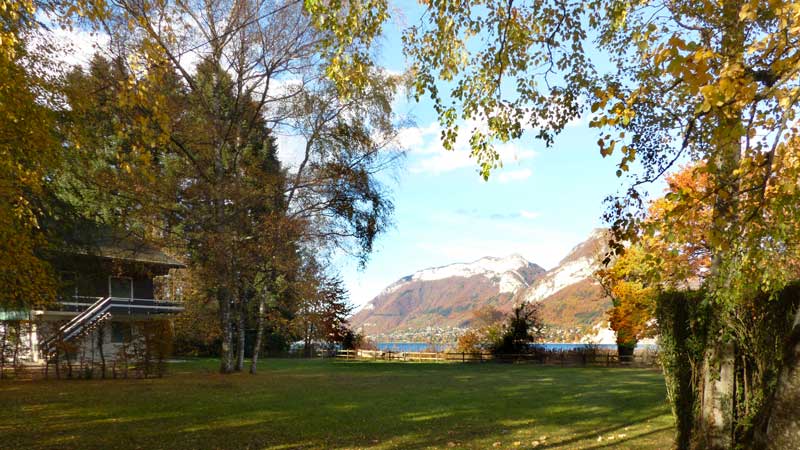 En quittant le chalet de St-Jorioz