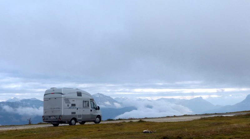 Semnoz : bivouac sur la route du Crêt de l'Aigle