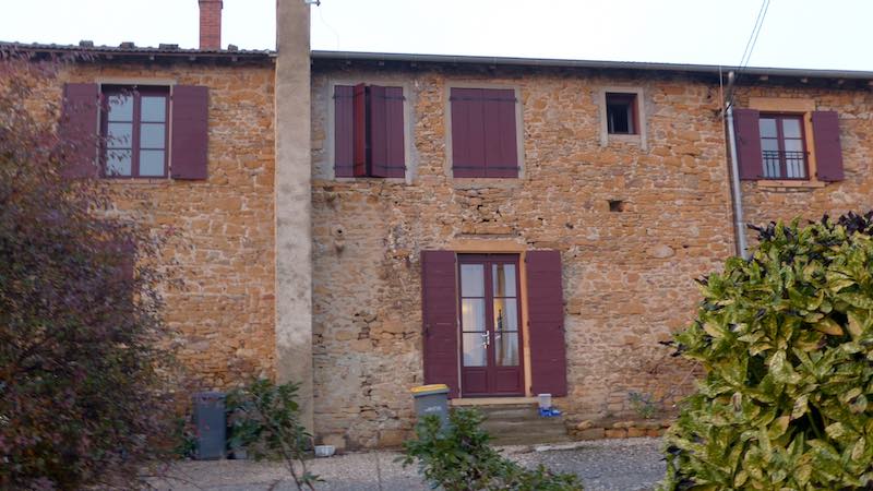 Oingt : la ferme où loge Francoise
