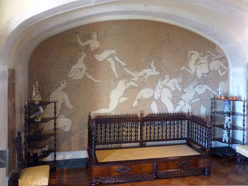 Palacio da Pena atelier du roi Carlos nymphes