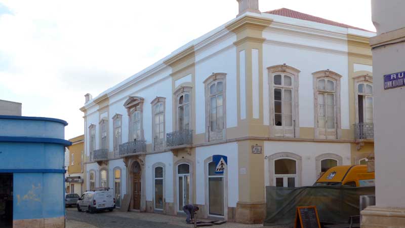 Silves-: un beu batiment-ancien-en-restauration