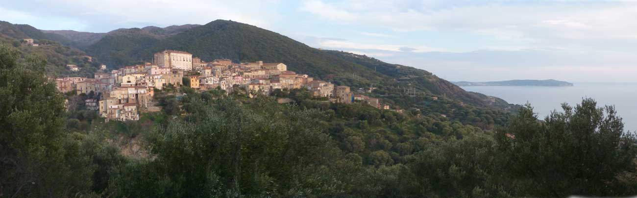 Pisciotta au coucher du soleil