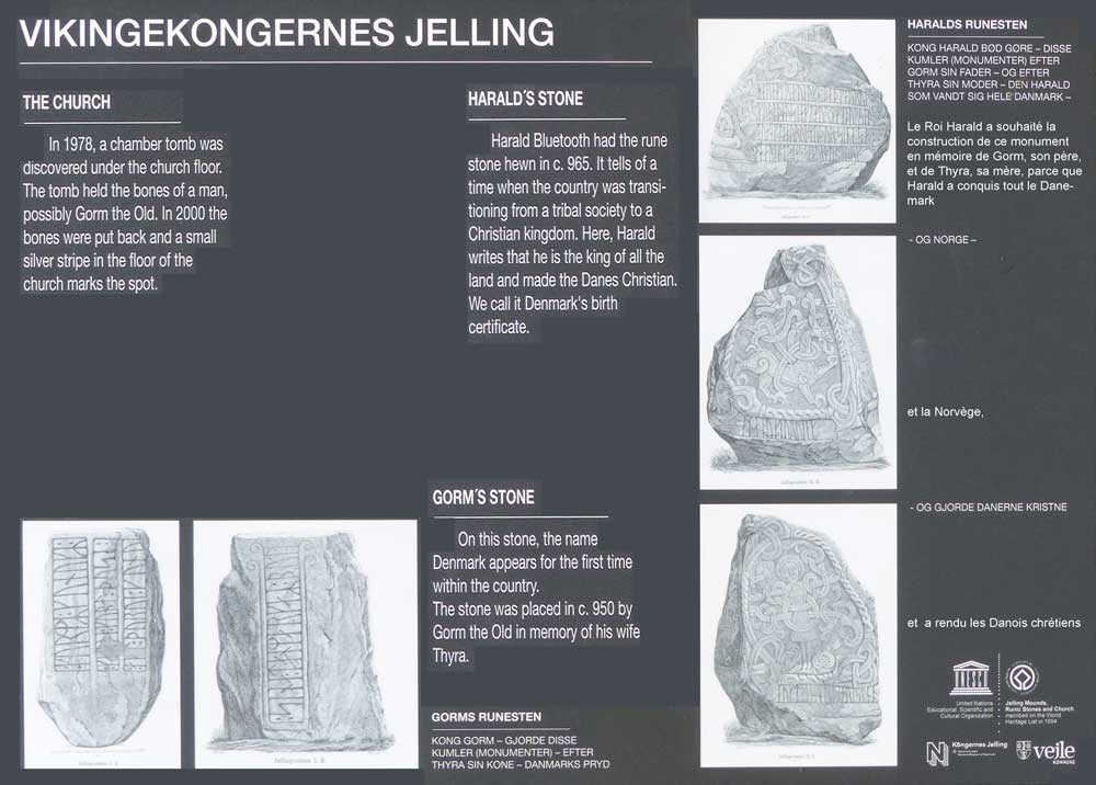 Les pierres runiques royales de Jelling