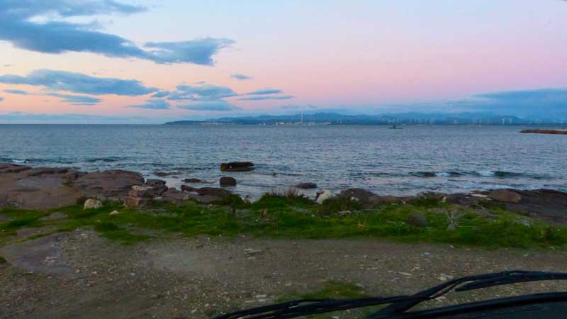Calasetta-Isthme-vers-San-Pietro-au-crepuscule