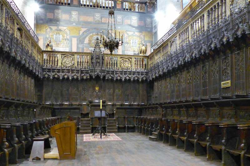 Choeur de la cathedrale de Siguenza