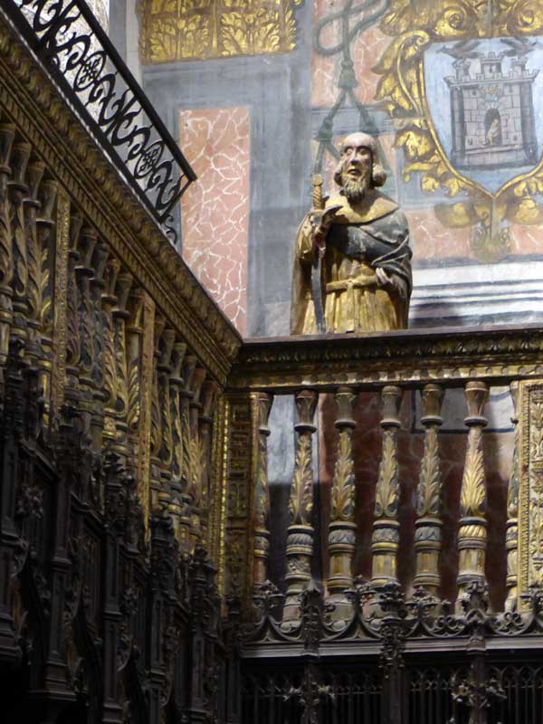 Détail-du choeur de la cathedrale