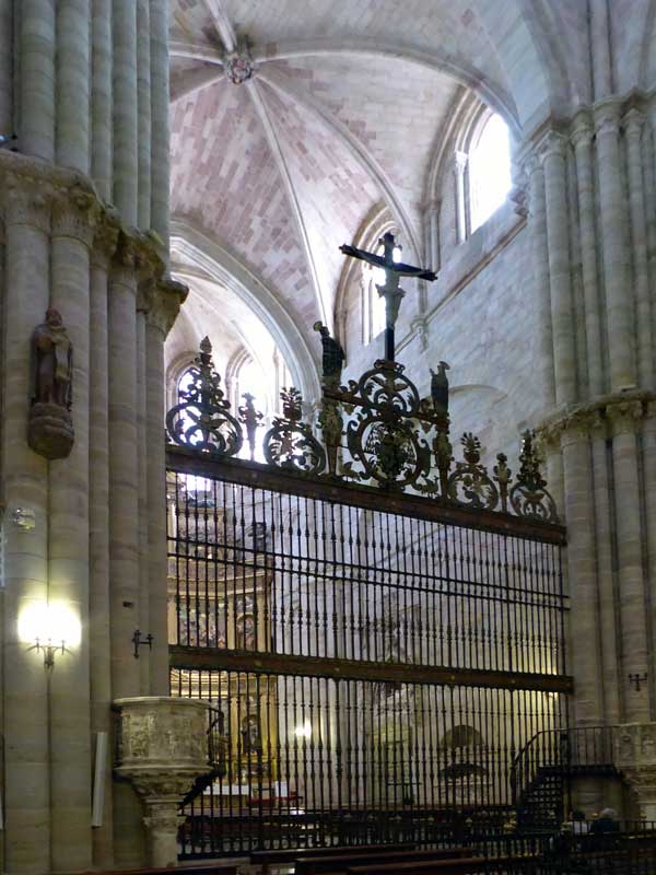 Cathédrale de Sigüenza : grille du choeur