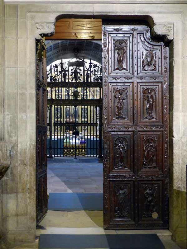 Cathedrale de Siguenza : porte de la Sacristie
