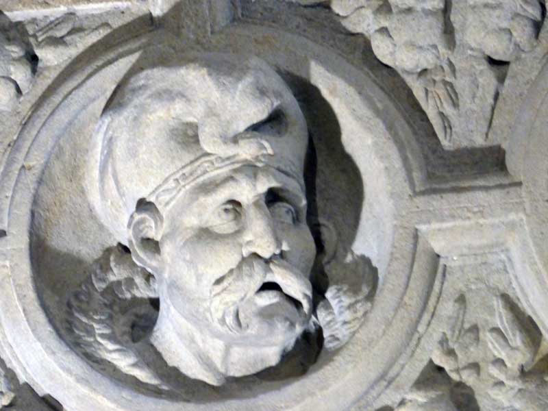 cathedrale-de-Siguenza--figure-du-plafond-de-la-Sacristie
