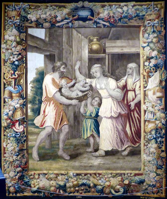 Découverte de Romulus et Remus