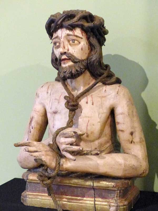 Ecce Homo, par anonyme castillan (fin-XVIIe)
