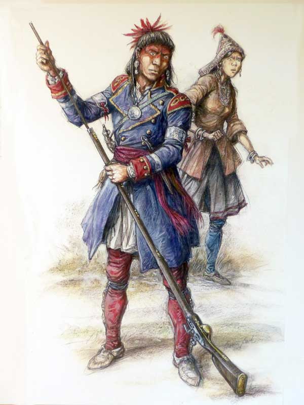 guerrier-abenaki-a-la-Bataille-de-la-Chateauguay