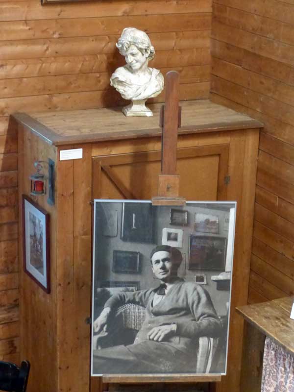 Maison Rodolphe-Duguay : le peintre dans son
                  atelier