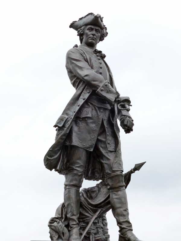 Terrasse de Levis : le Chevalier
                  Francois-Gaston-de-Levis