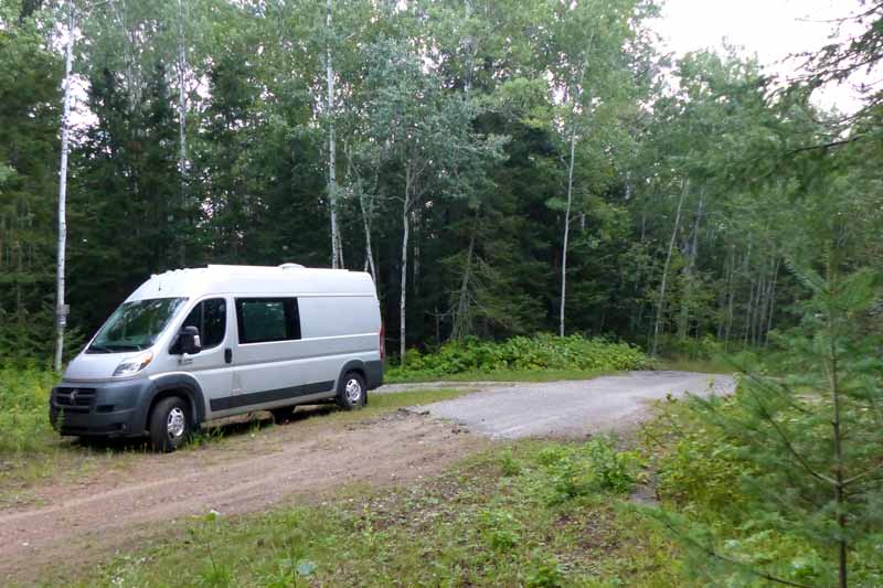 Bivouac sur
            Agate Sand Road