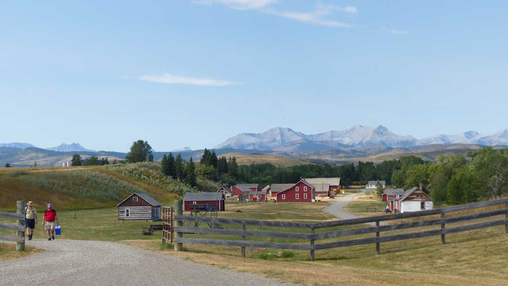 Le site du
            Br U Ranch en quittant