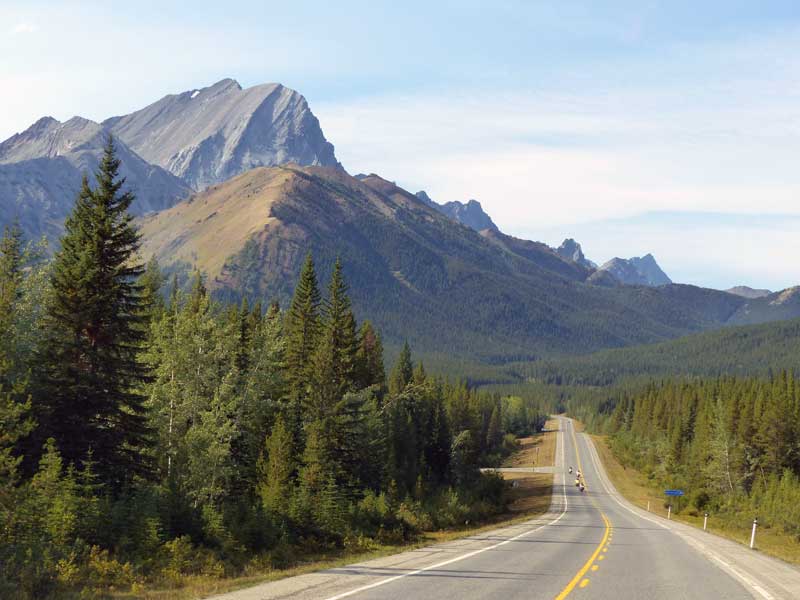 Sur la
            Route 40, dans le Peter Lougheed Provincial Park