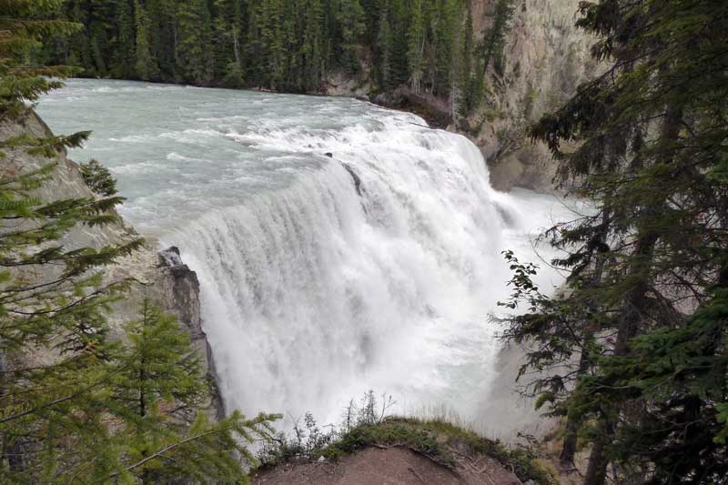 Au-dessus de Wapta Falls
