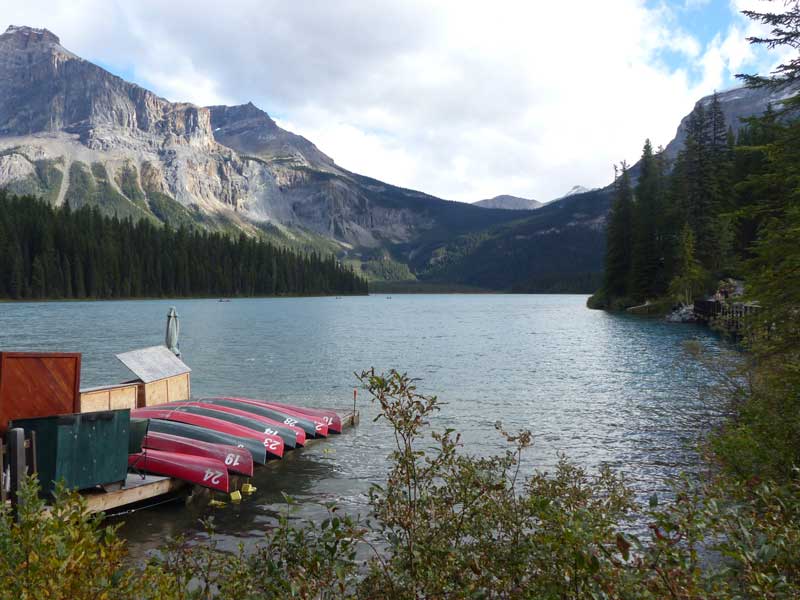 Le Lac Emerald à
                  mon arrivée