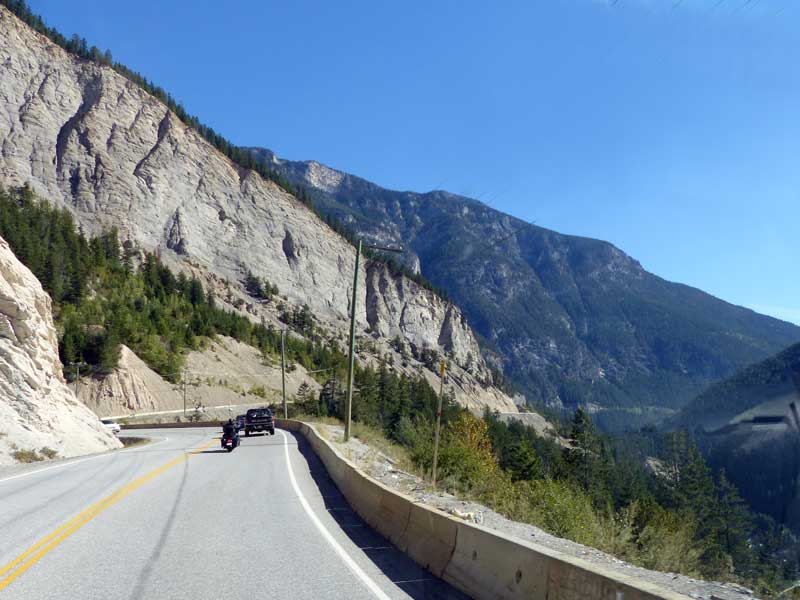 Ten-Miles-Hill en quittant Golden