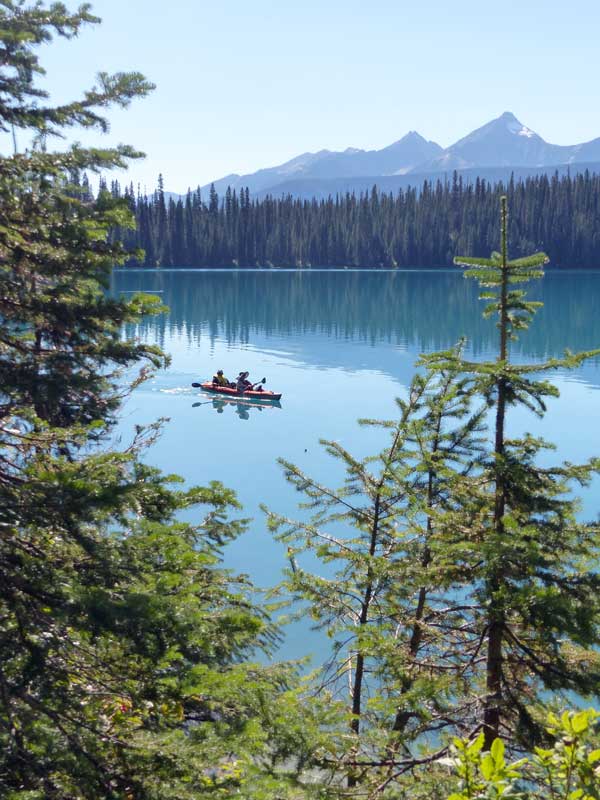 Canotage sur le lac Emerald