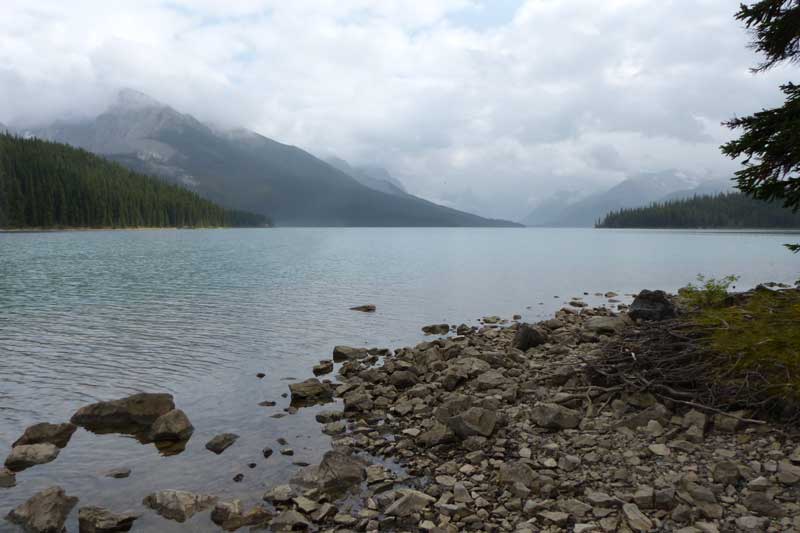 Lac Maligne vers le Sud-Est